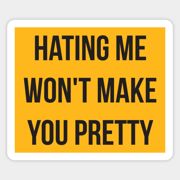 Hating Me Funny Quote Sticker by RedYolk